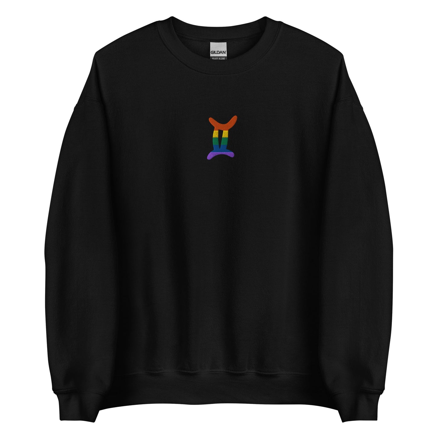 Gemini Rainbow Embroidered Unisex Sweatshirt