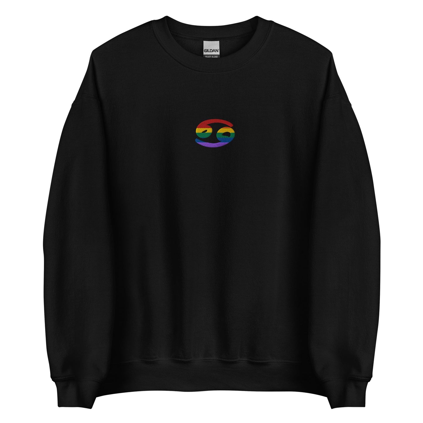 Cancer Rainbow Embroidered Unisex Sweatshirt