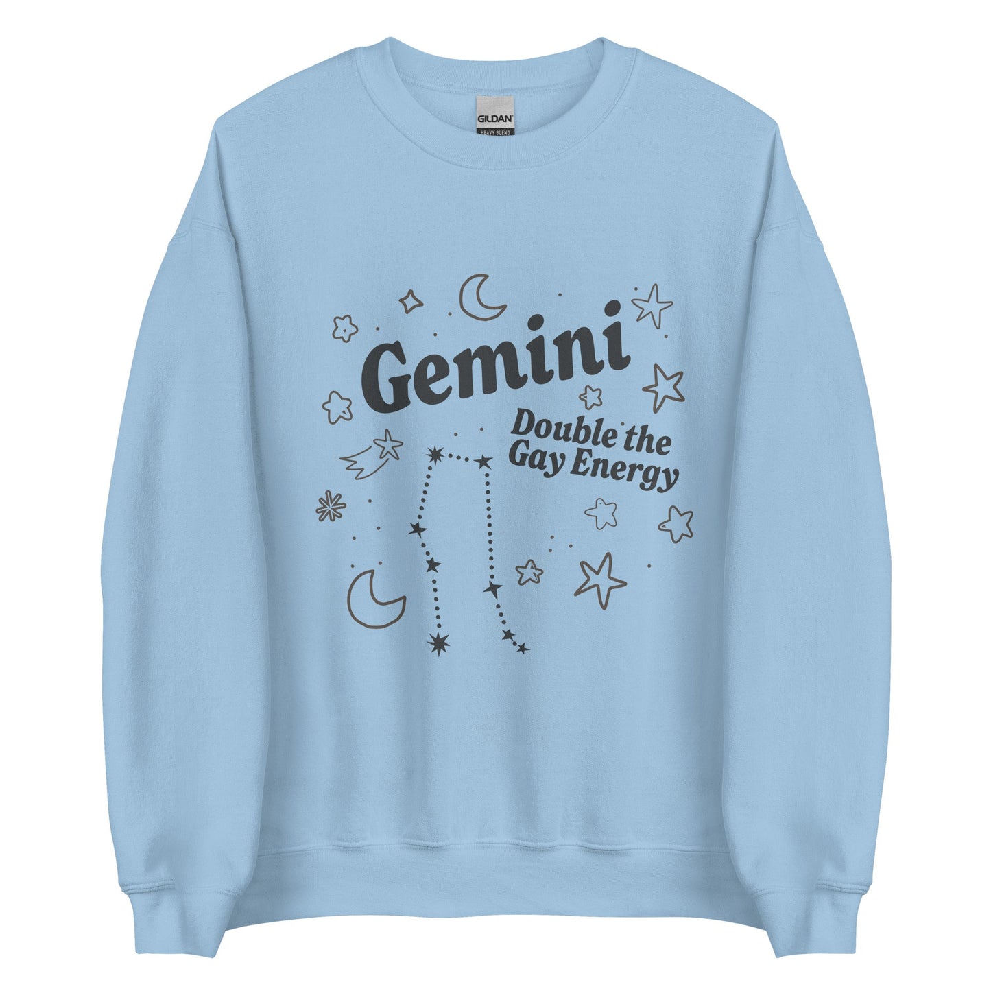 Gemini Double The Gay Energy Unisex Sweatshirt