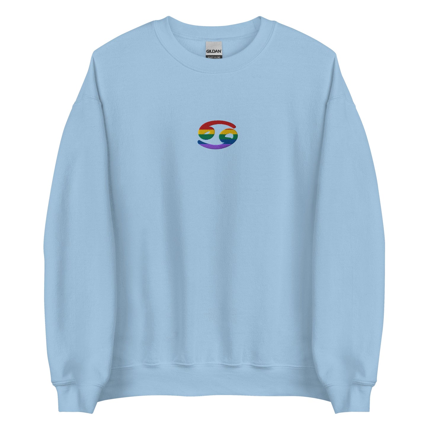 Cancer Rainbow Embroidered Unisex Sweatshirt
