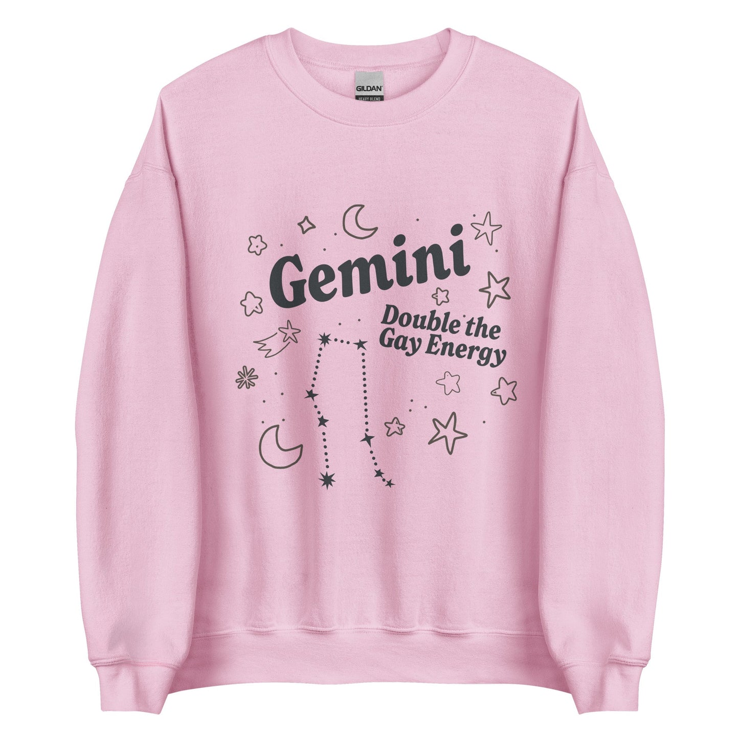 Gemini Double The Gay Energy Unisex Sweatshirt