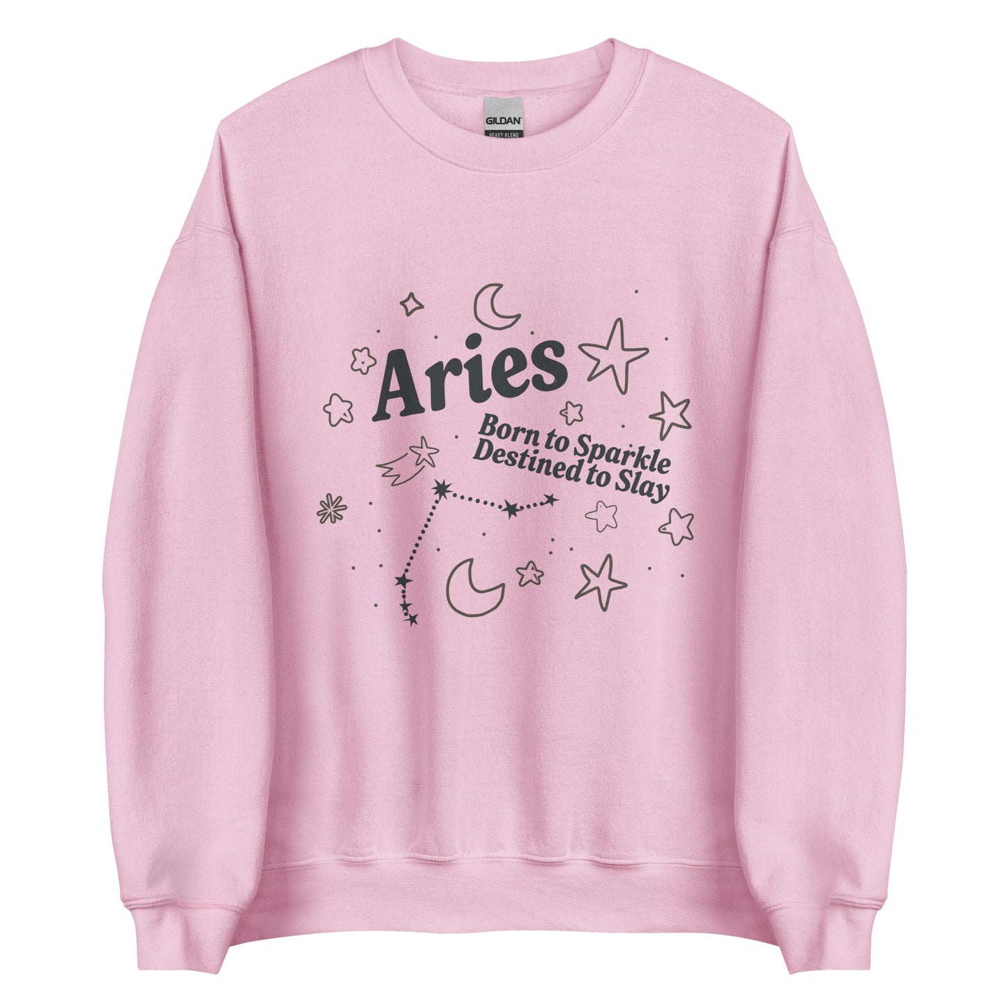 Aries Born to Sparkle Unisex Sweatshirt