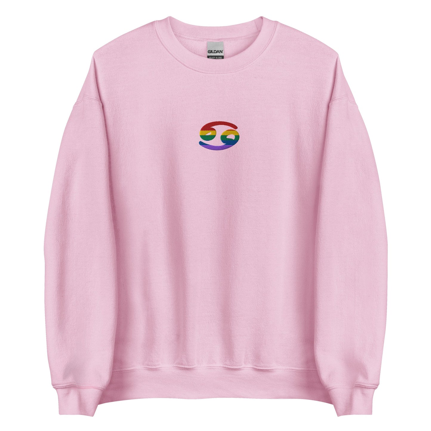 Cancer Rainbow Embroidered Unisex Sweatshirt