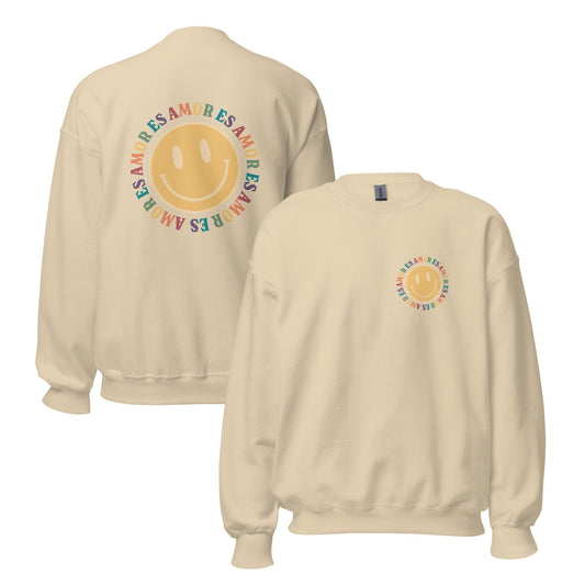 Amor es Amor Smiley Face Unisex Sweatshirt