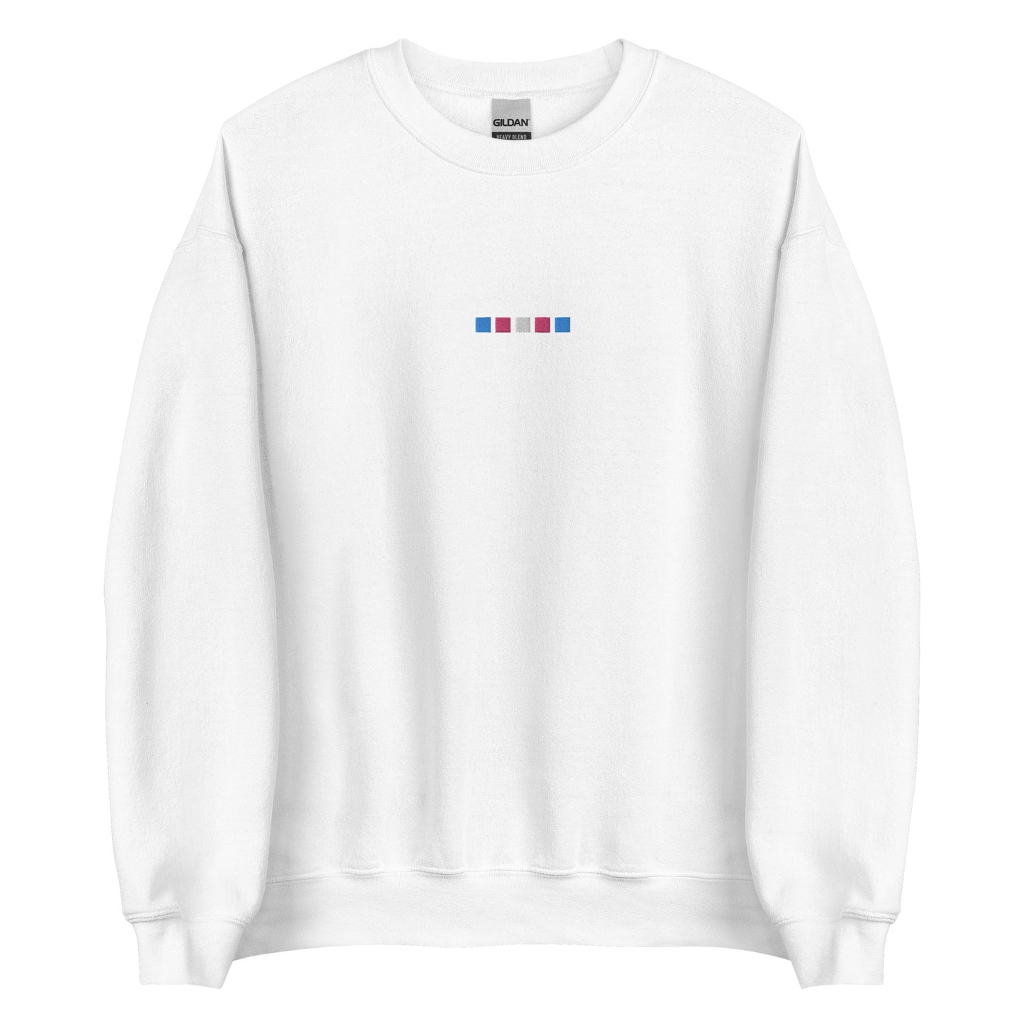Trans Squares Embroidered Unisex Sweatshirt
