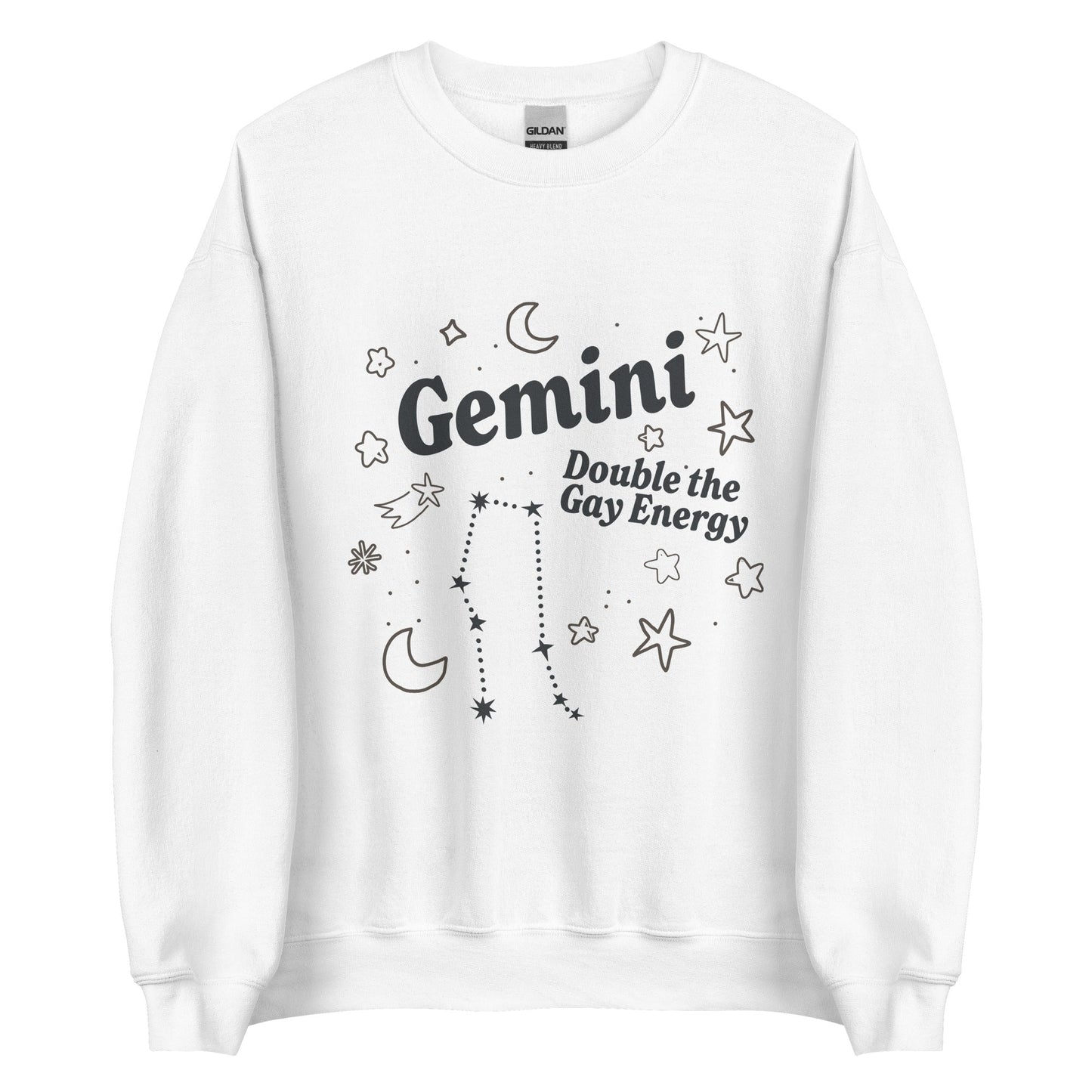 Gemini Double The Gay Energy Unisex Sweatshirt