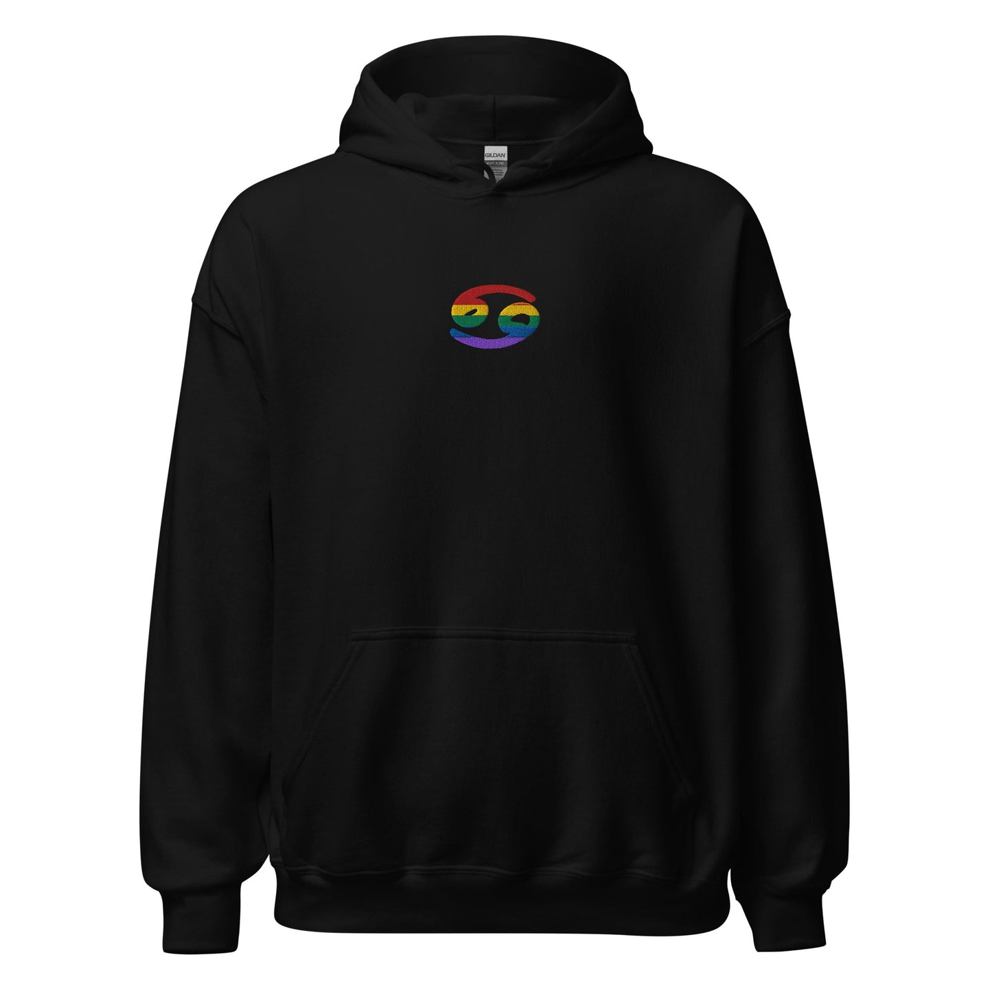 Cancer Rainbow Embroidered Unisex Hoodie