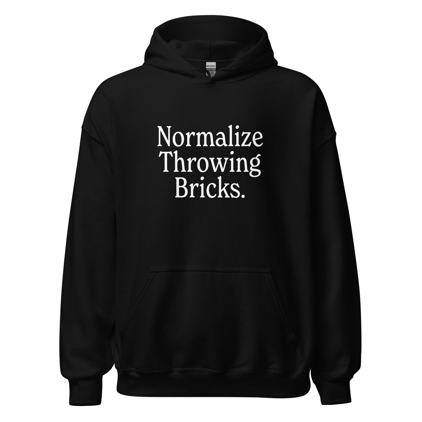 Normalize Throwing Bricks Unisex Hoodie