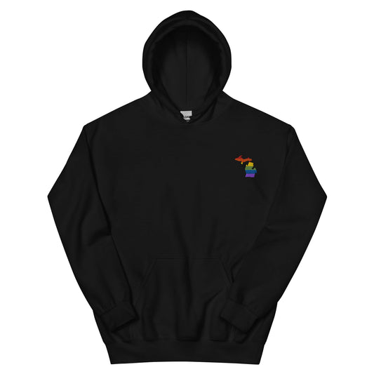 Michigan Embroidered Unisex Hoodie