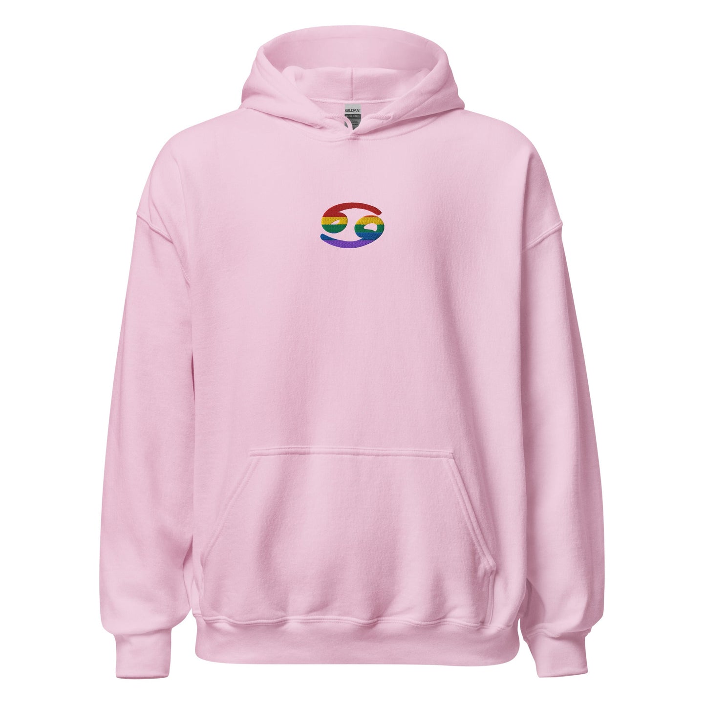 Cancer Rainbow Embroidered Unisex Hoodie