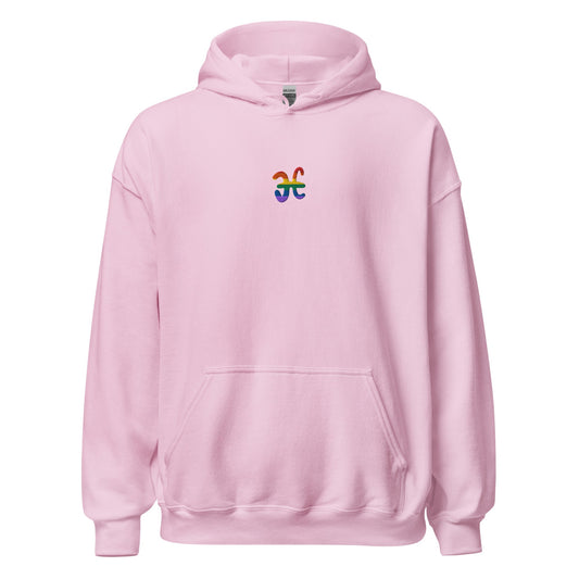 Pisces Rainbow Embroidered Unisex Hoodie