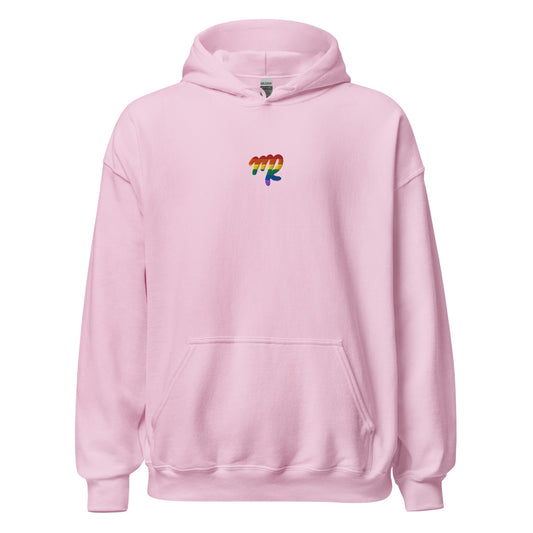 Virgo Rainbow Embroidered Unisex Hoodie