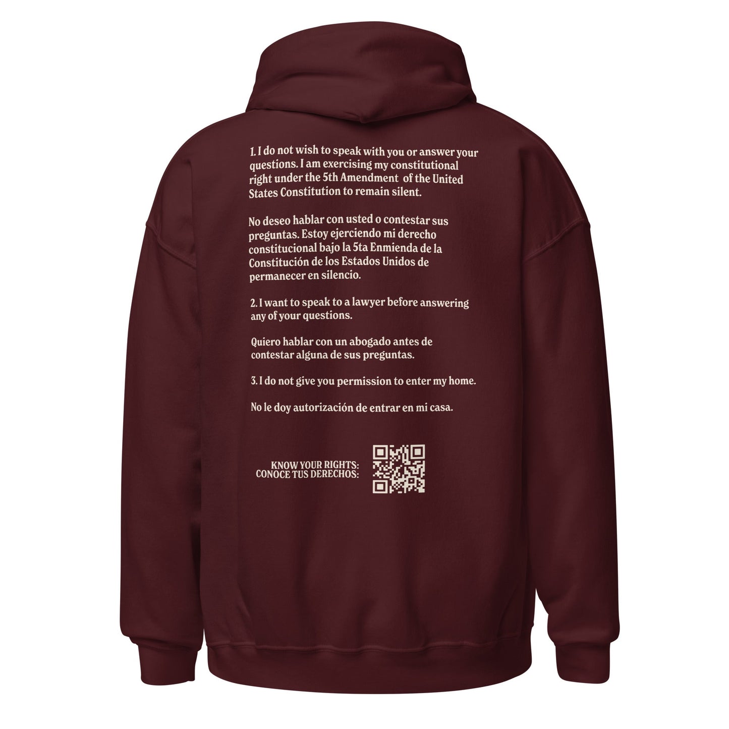 Chinga La Migra Hoodie Unisex by Chaotic Good