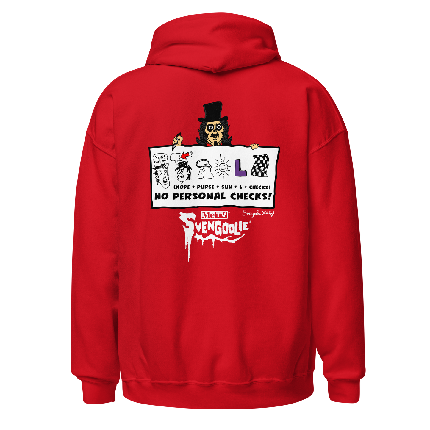 "Too Drawn Out" SvengoolieÂ® Pullover Hoodie by Rich Koz