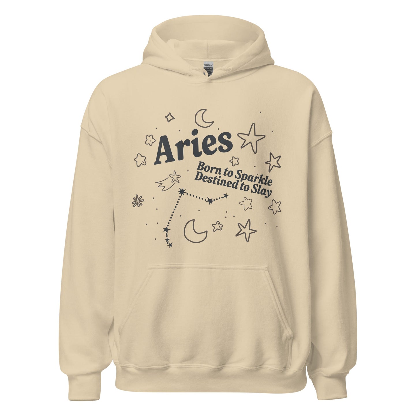 Aries Born to Sparkle Unisex Hoodie