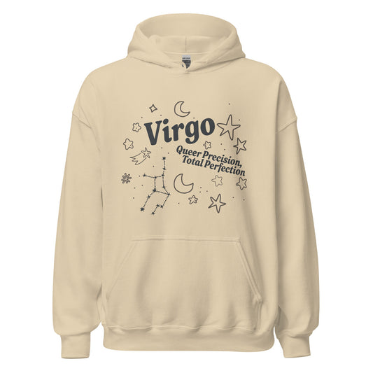 Virgo Queer Precision, Total Perfection Unisex Hoodie