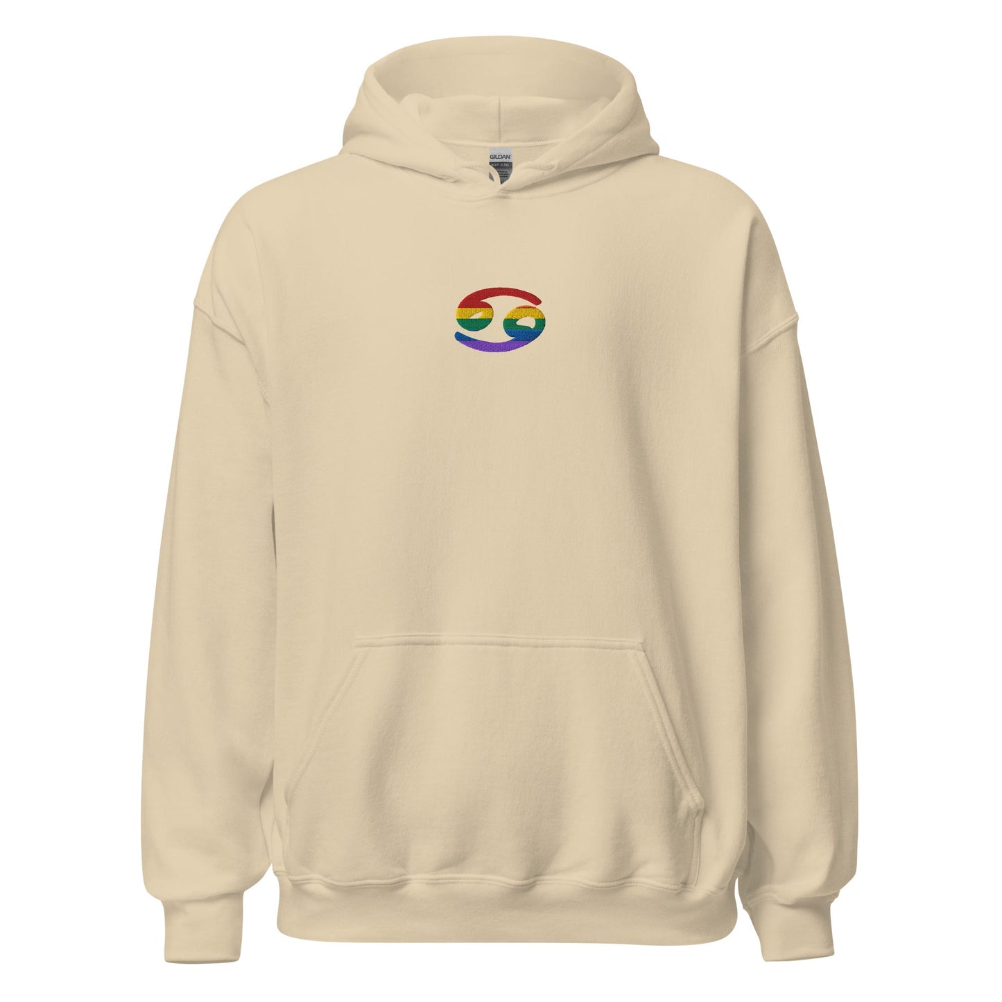 Cancer Rainbow Embroidered Unisex Hoodie