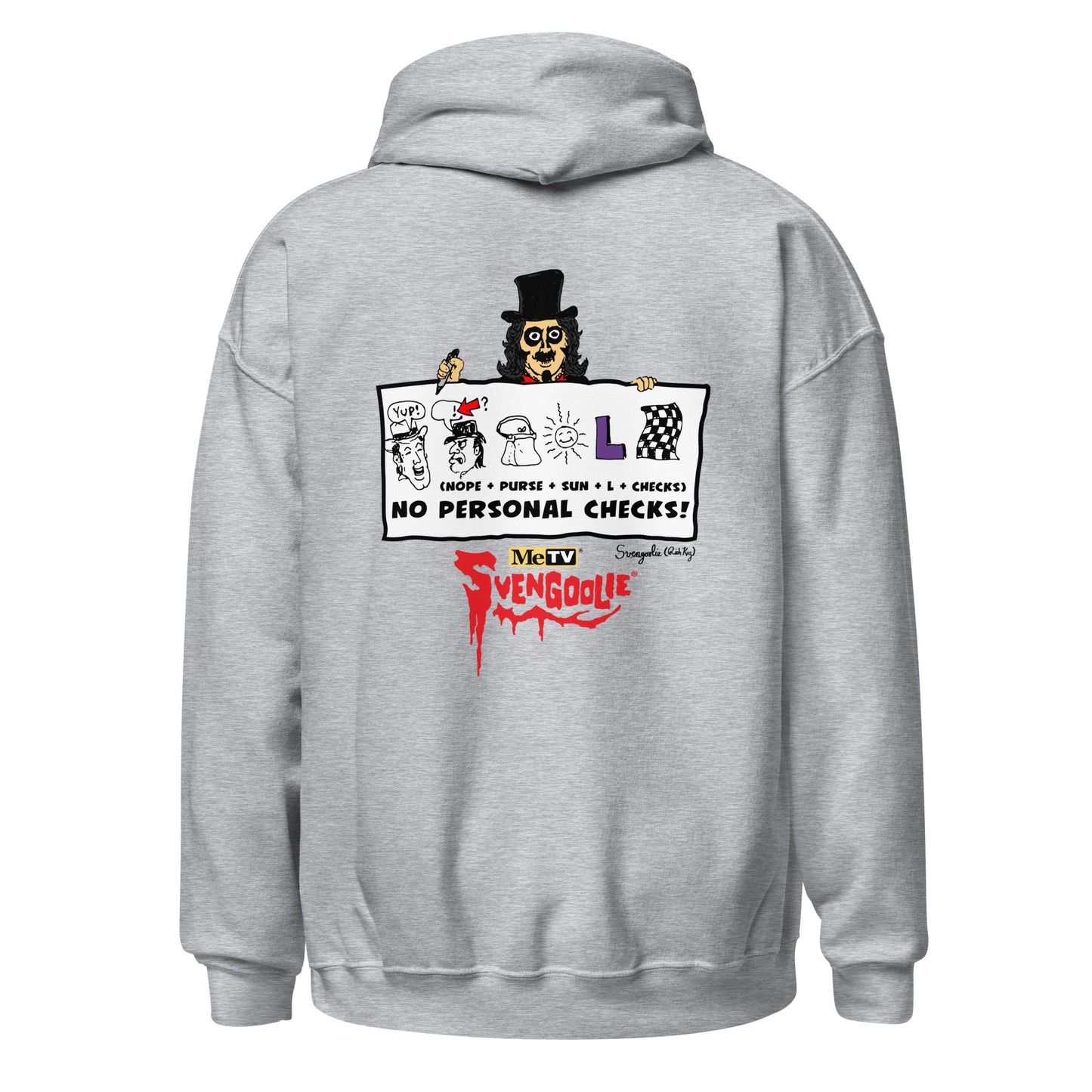"Too Drawn Out" SvengoolieÂ® Pullover Hoodie by Rich Koz