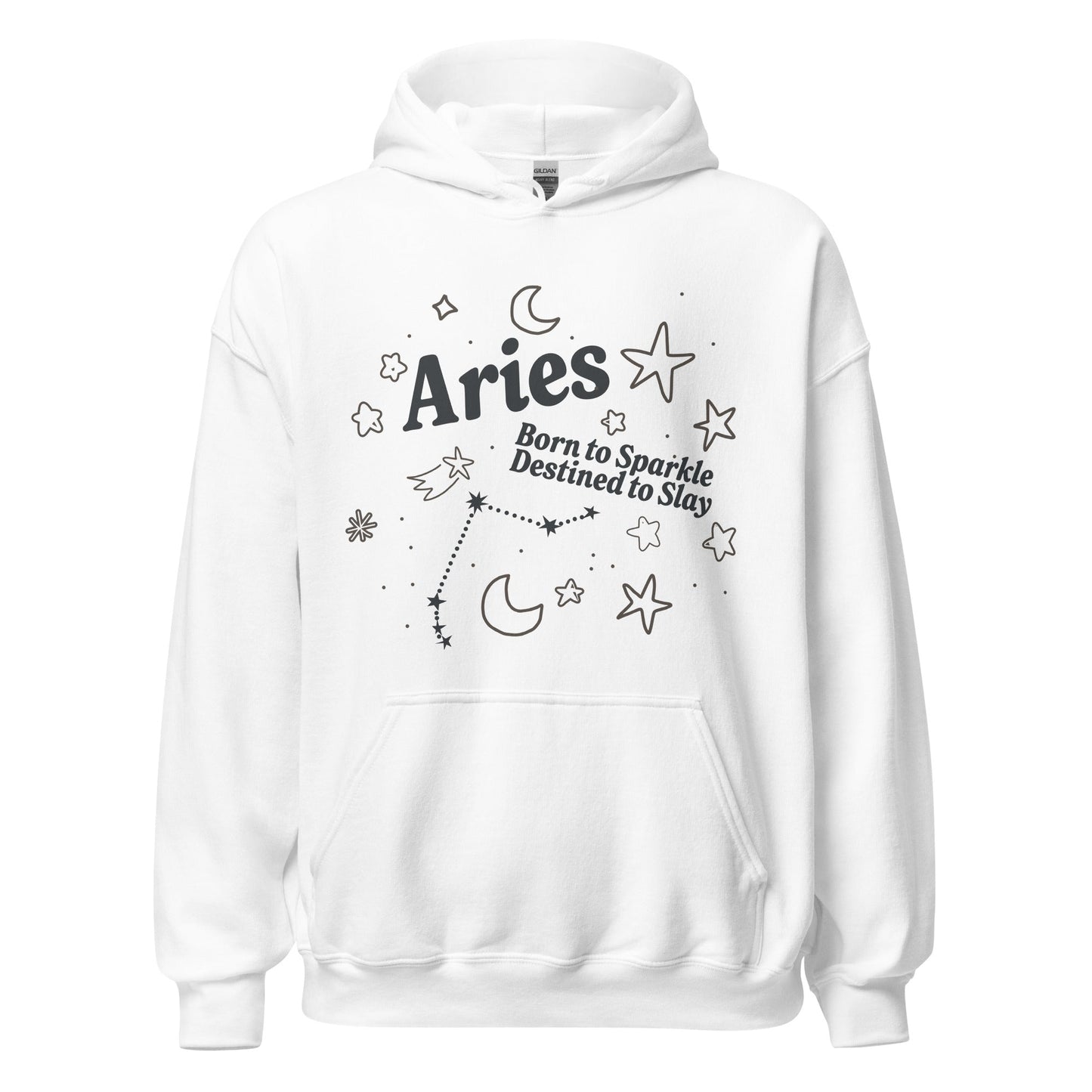 Aries Born to Sparkle Unisex Hoodie