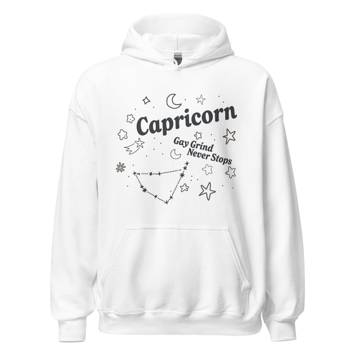 Capricorn  Gay Grind Never Stops Unisex Hoodie