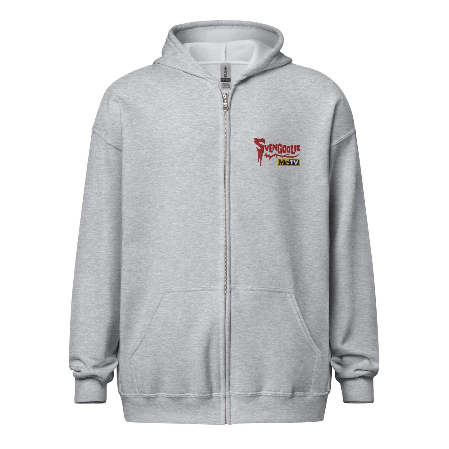 "Too Drawn Out" SvengoolieÂ® Zip-up Hoodie by Rich Koz