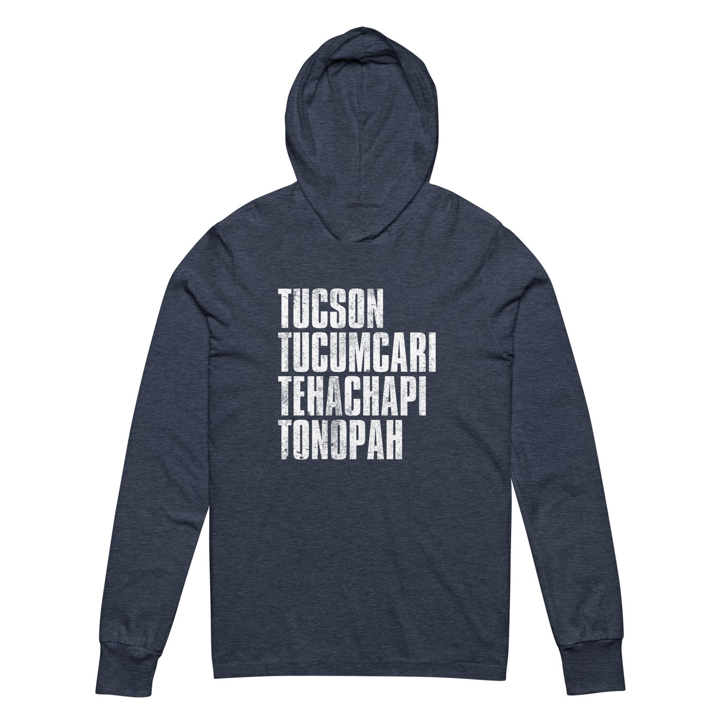 Outlaw at a Western Crossroad - Unisex Hooded Longsleeve Tee