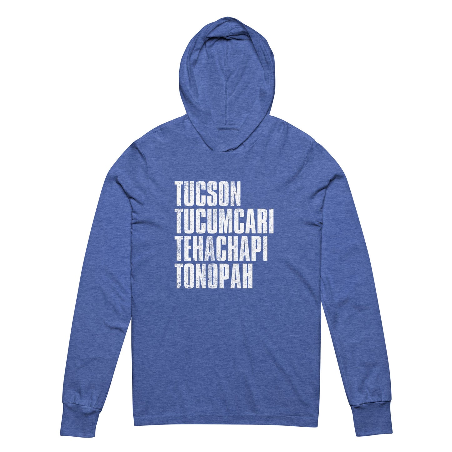 Outlaw at a Western Crossroad - Unisex Hooded Longsleeve Tee