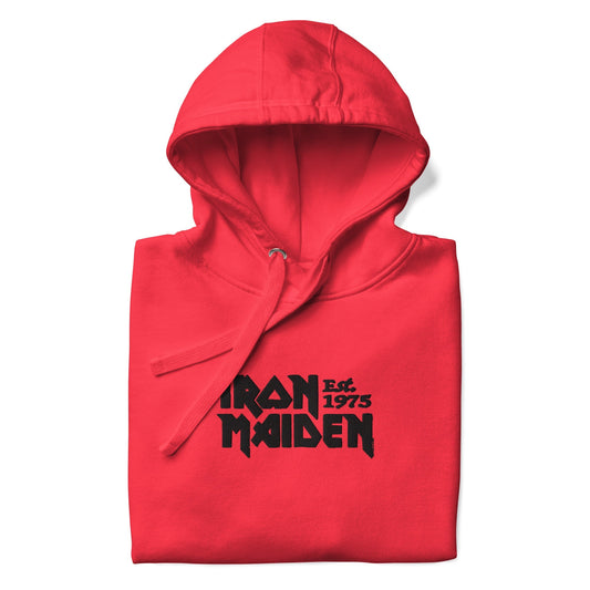 Iron Maiden Vintage 1975 HD Embroidered Hoodie Style001