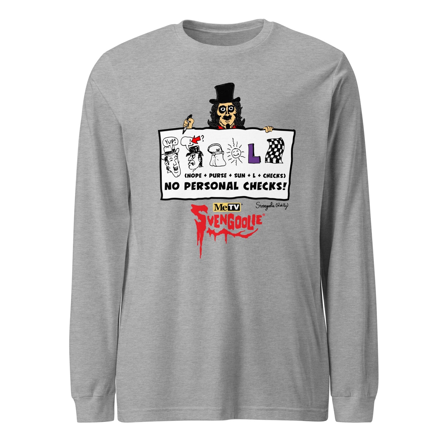 "Too Drawn Out" SvengoolieÂ® Long-sleeve Shirt by Rich Koz