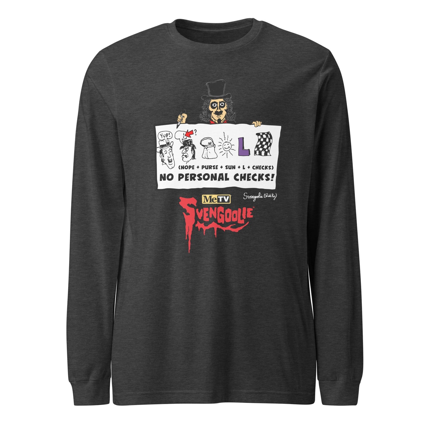 "Too Drawn Out" SvengoolieÂ® Long-sleeve Shirt by Rich Koz