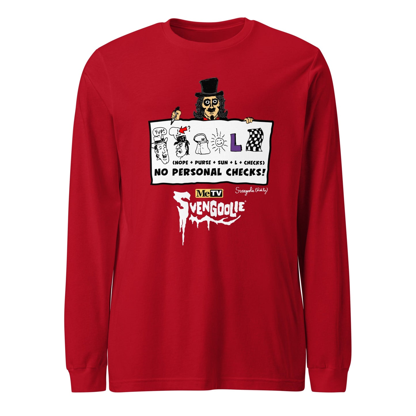 "Too Drawn Out" SvengoolieÂ® Long-sleeve Shirt by Rich Koz