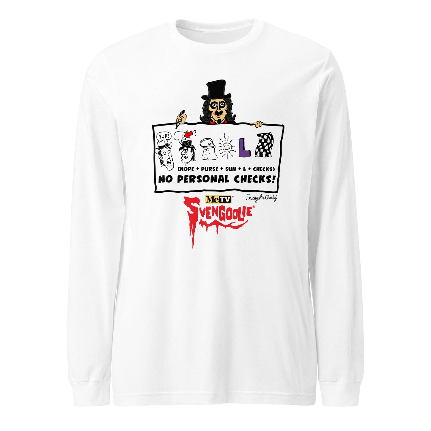 "Too Drawn Out" SvengoolieÂ® Long-sleeve Shirt by Rich Koz