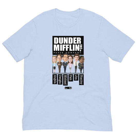 The Office Dunder Mifflin Characters Unisex T-Shirt