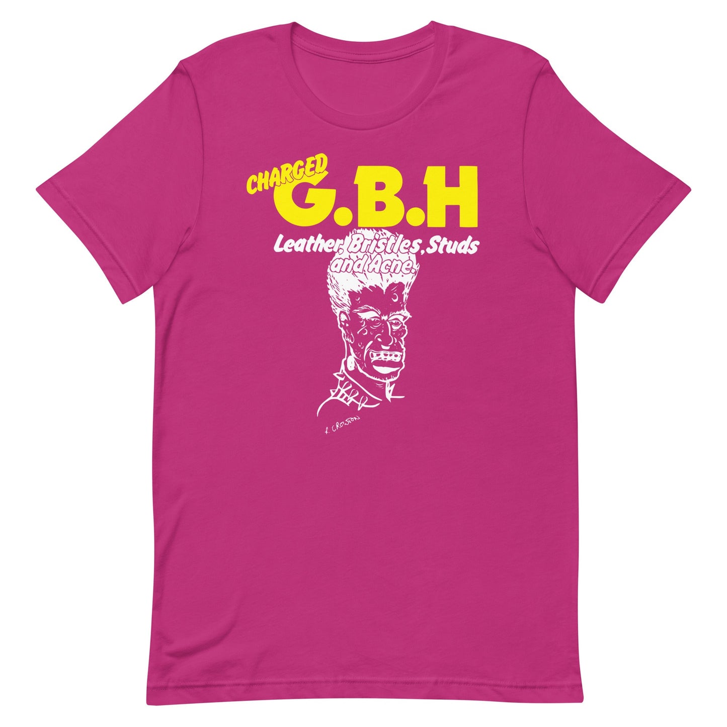 Charged G.B.H. - Leather, Bristles, Studs and Acne T-Shirt