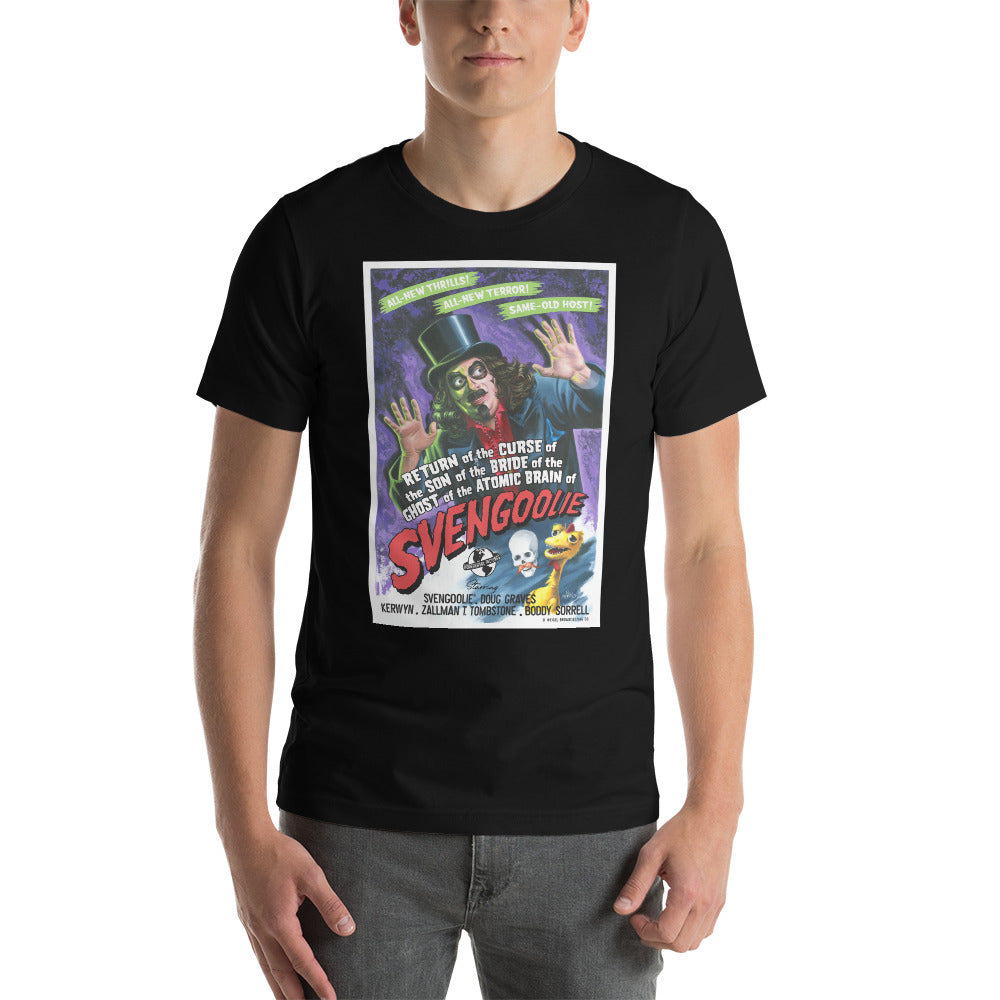 "The Horror of Svengoolie Poster" SvengoolieÂ® T-Shirt by Bill Morrison (2022 Series)