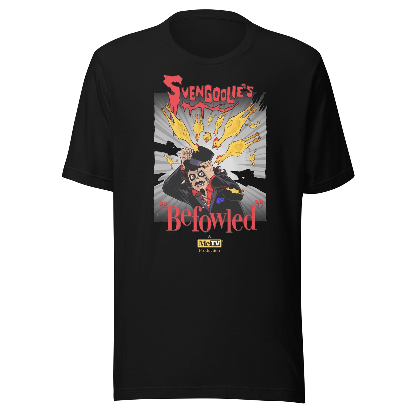 "Svengoolie's Befowled" SvengoolieÂ® T-Shirt by Amanda Conner (2023 Series)