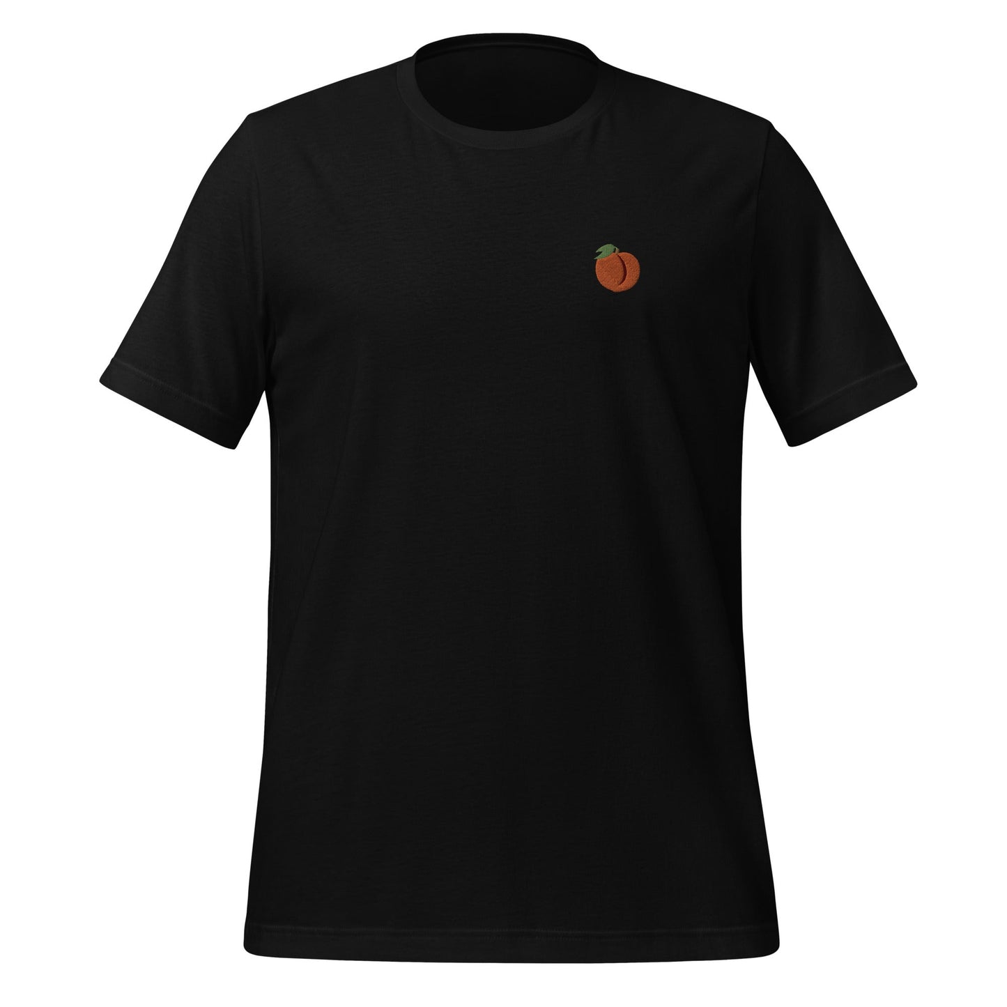 Peach Emoji Embroidered Unisex T-Shirt