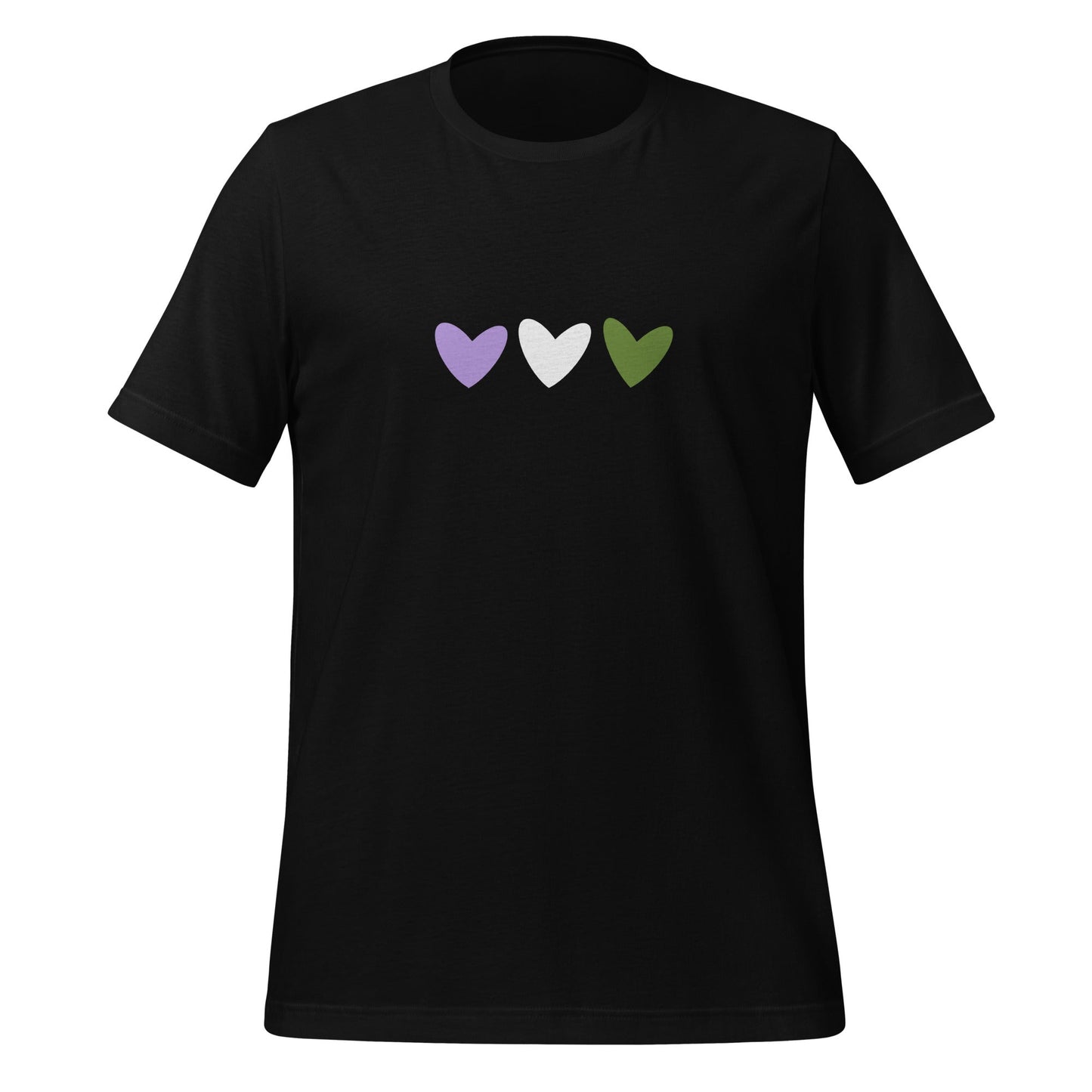 Genderqueer Hearts Unisex T-Shirt