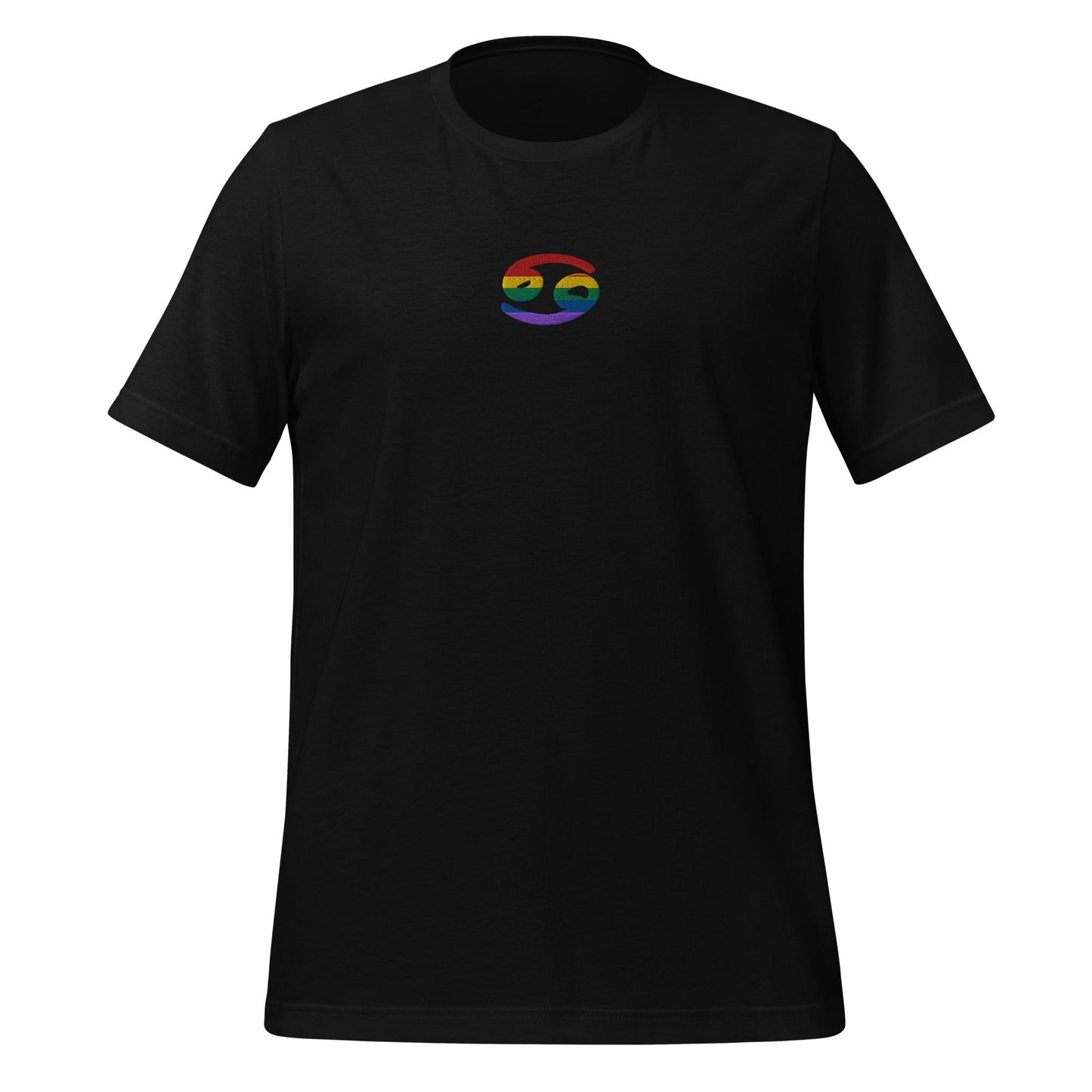 Cancer Rainbow Embroidered Unisex T-Shirt