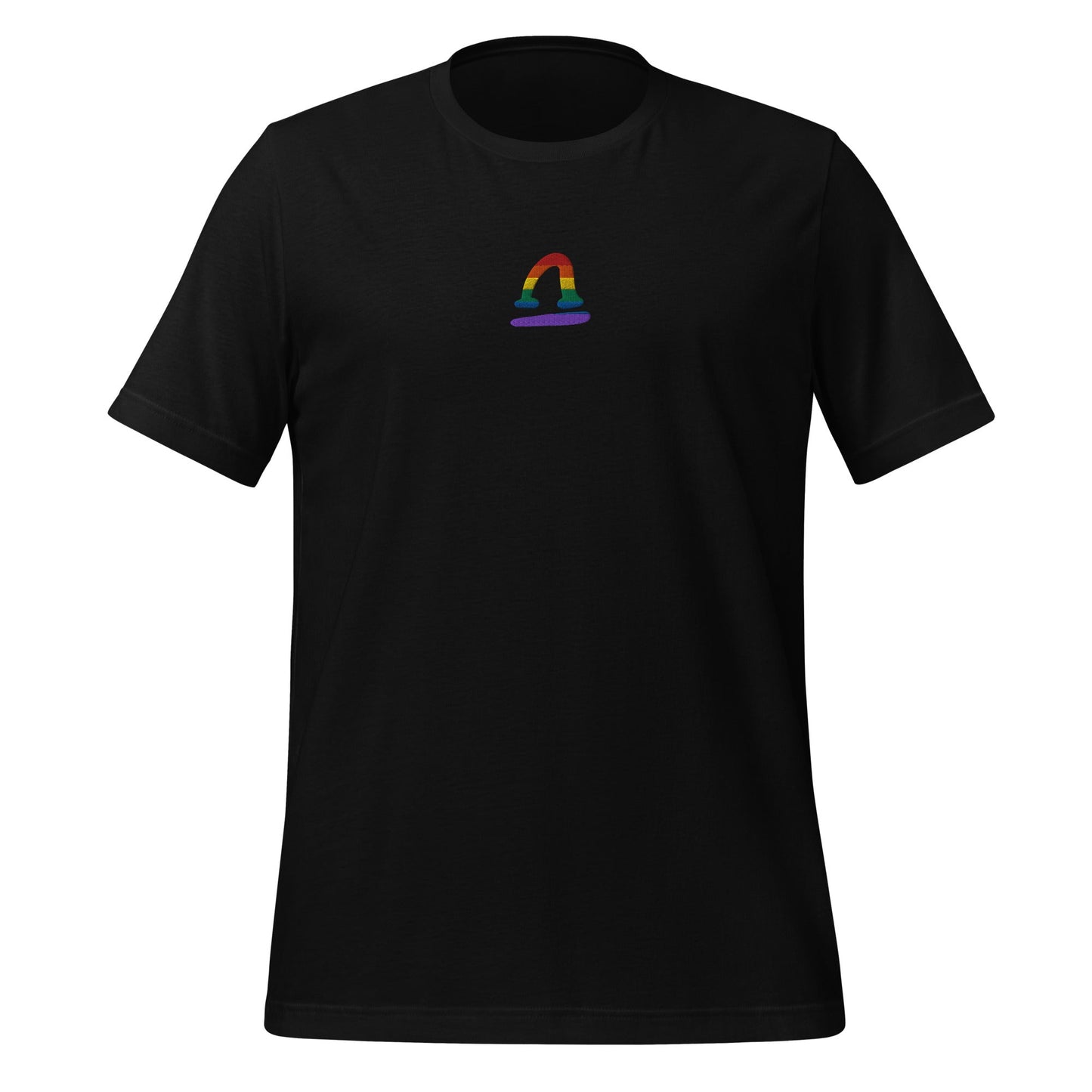 Libra Rainbow Embroidered Unisex T-Shirt