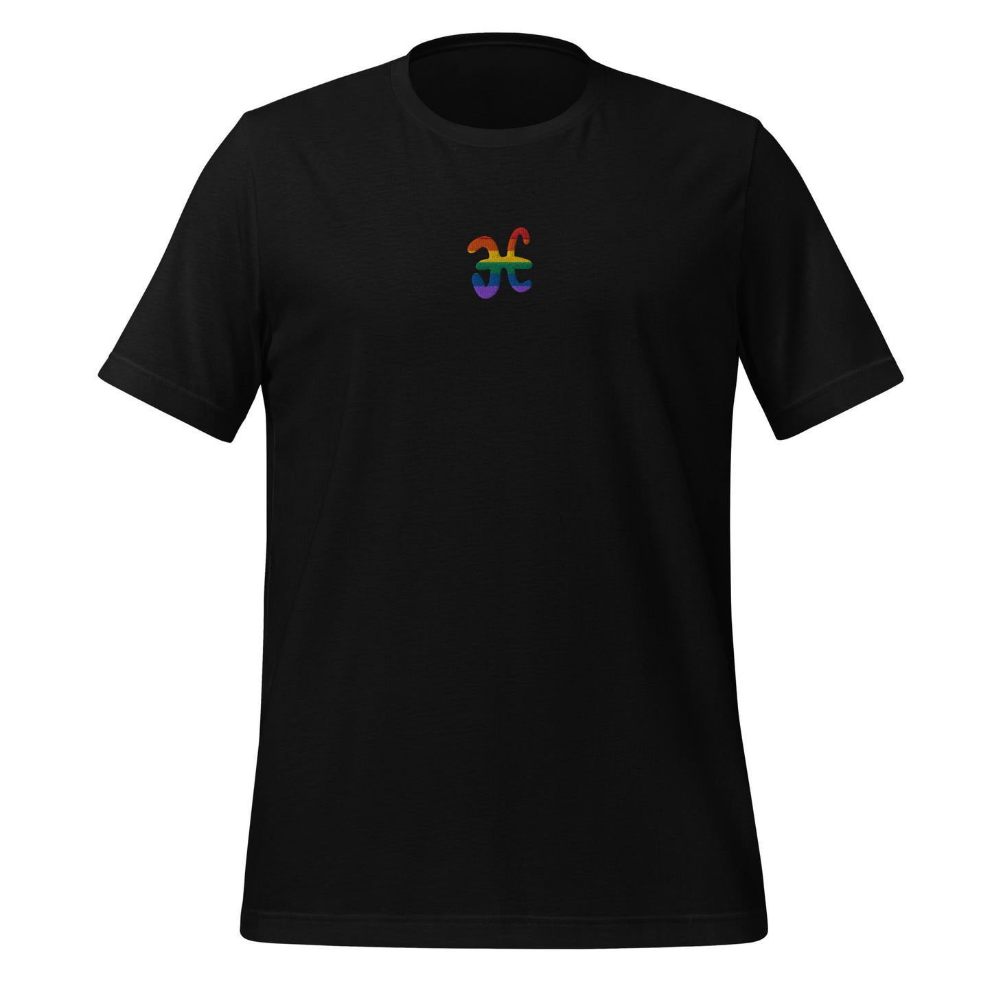 Pisces Rainbow Embroidered Unisex T-Shirt