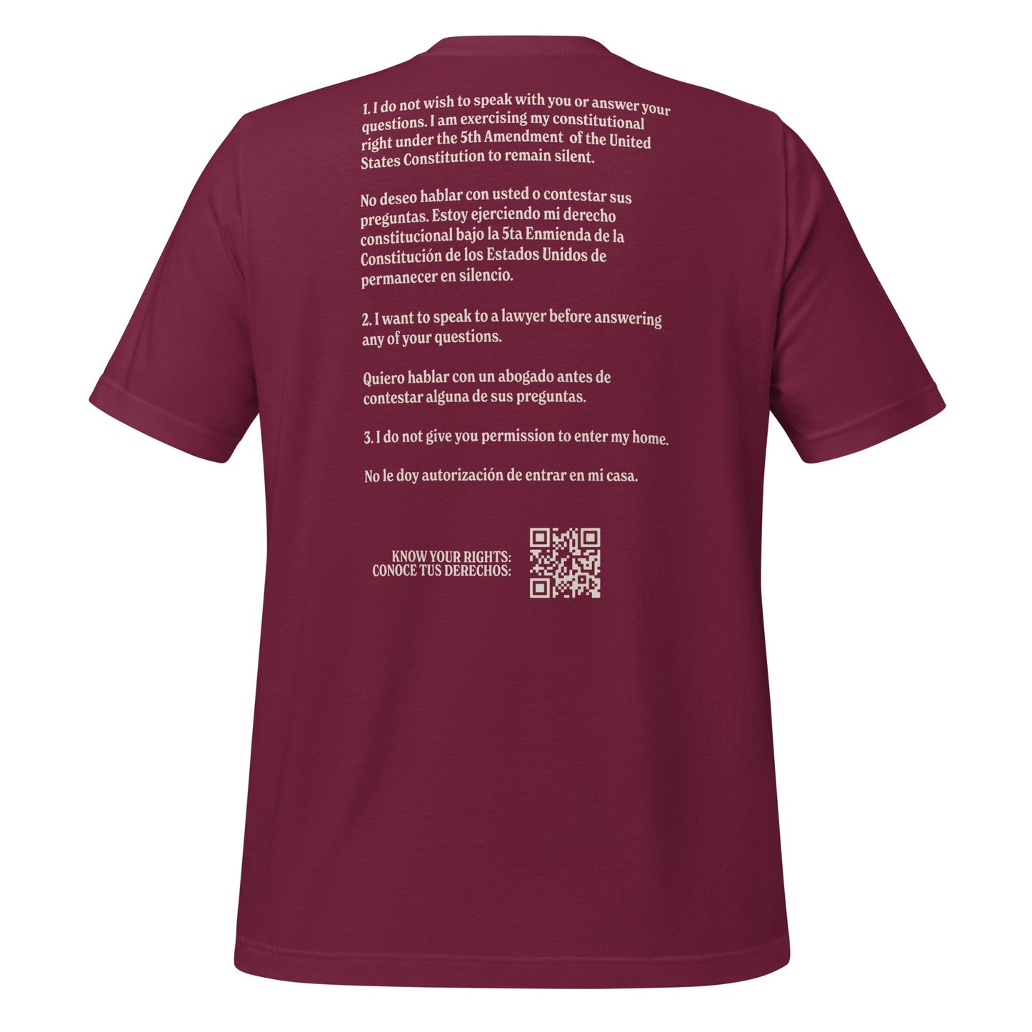 Chinga La Migra Unisex T-Shirt by Chaotic Good