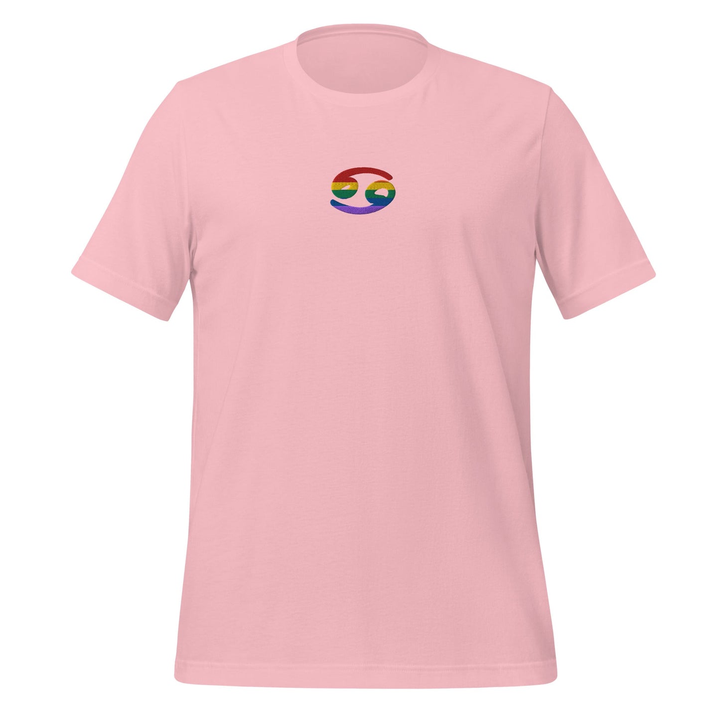 Cancer Rainbow Embroidered Unisex T-Shirt