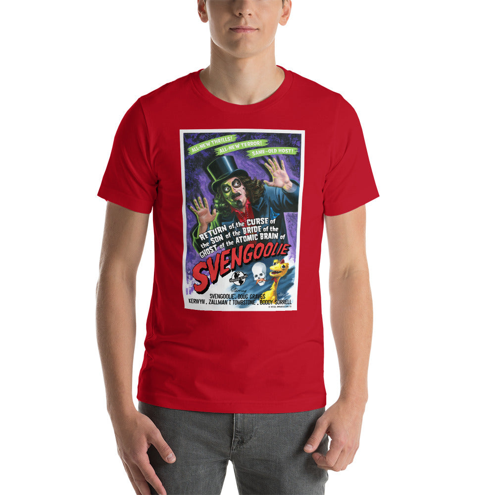"The Horror of Svengoolie Poster" SvengoolieÂ® T-Shirt by Bill Morrison (2022 Series)