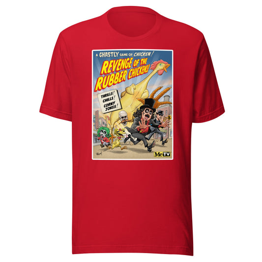 "Revenge of the Rubber Chickens" SvengoolieÂ® T-Shirt by Tom Richmond (2023 Series)