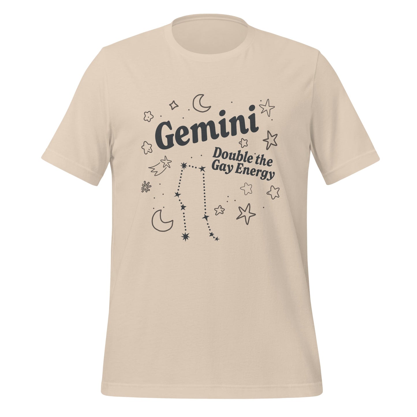 Gemini Double The Gay Energy Unisex T-Shirt