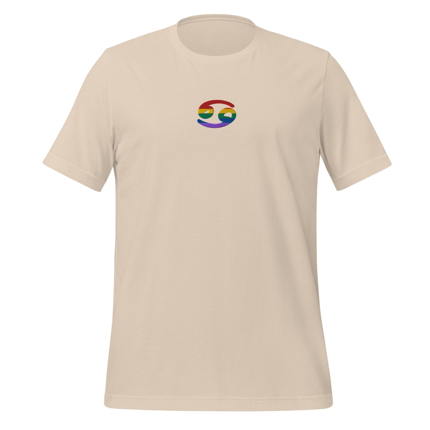 Cancer Rainbow Embroidered Unisex T-Shirt