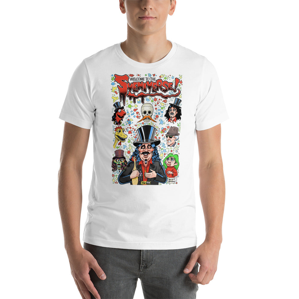 "Welcome to the Sveniverse" SvengoolieÂ® T-Shirt by Scott Shaw! (2022 Series)