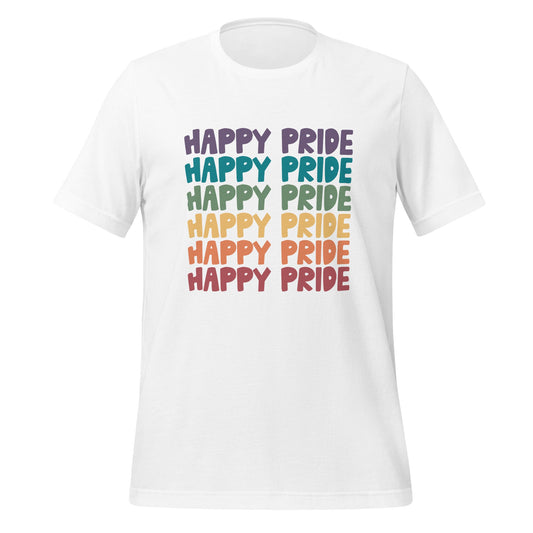 Happy Pride Unisex T-Shirt Style001