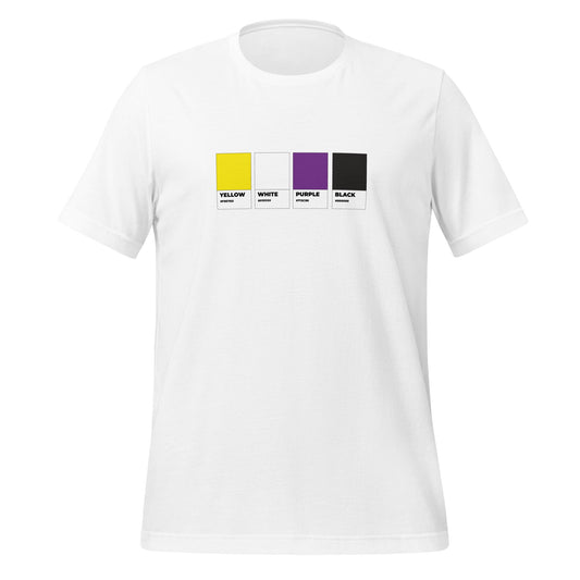 Non-Binary Colors Swatch Unisex T-Shirt